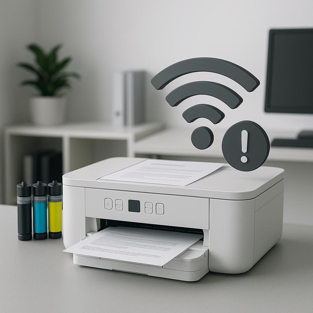 dlaczego moja drukarka epson nie łączy się z siecią wi-fi?