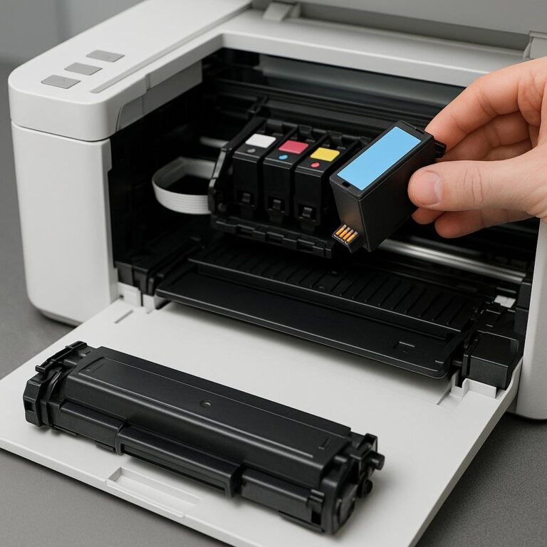 dlaczego tusz w drukarce się blokuje?