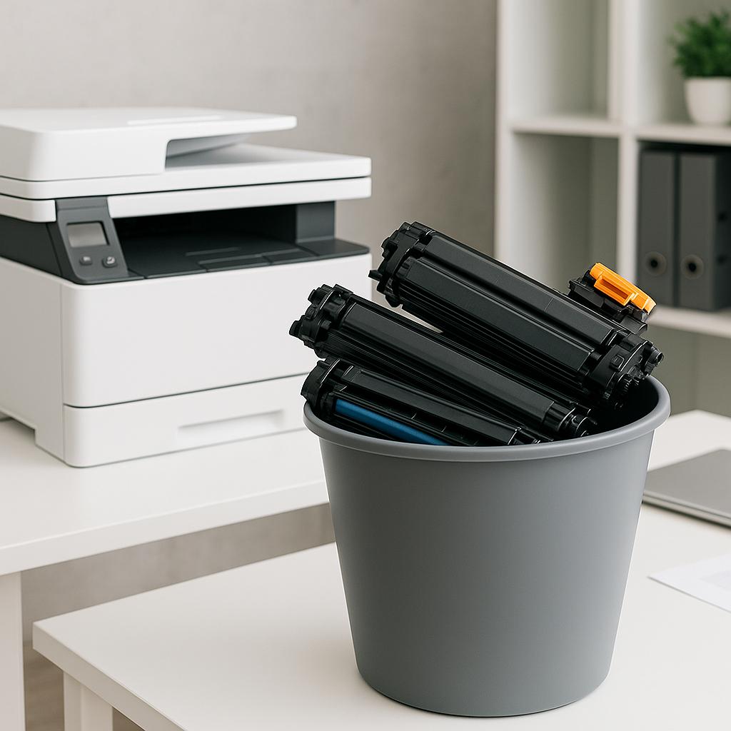gdzie wyrzucić stare tonery od drukarki?