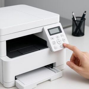 gdzie znajduje się przycisk funkcyjny w drukarce canon?