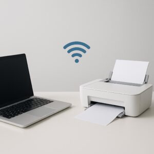 jak bezprzewodowo połączyć laptopa z drukarką?