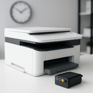 jak długo wystarcza tusz w drukarce, gdy nie jest używana?