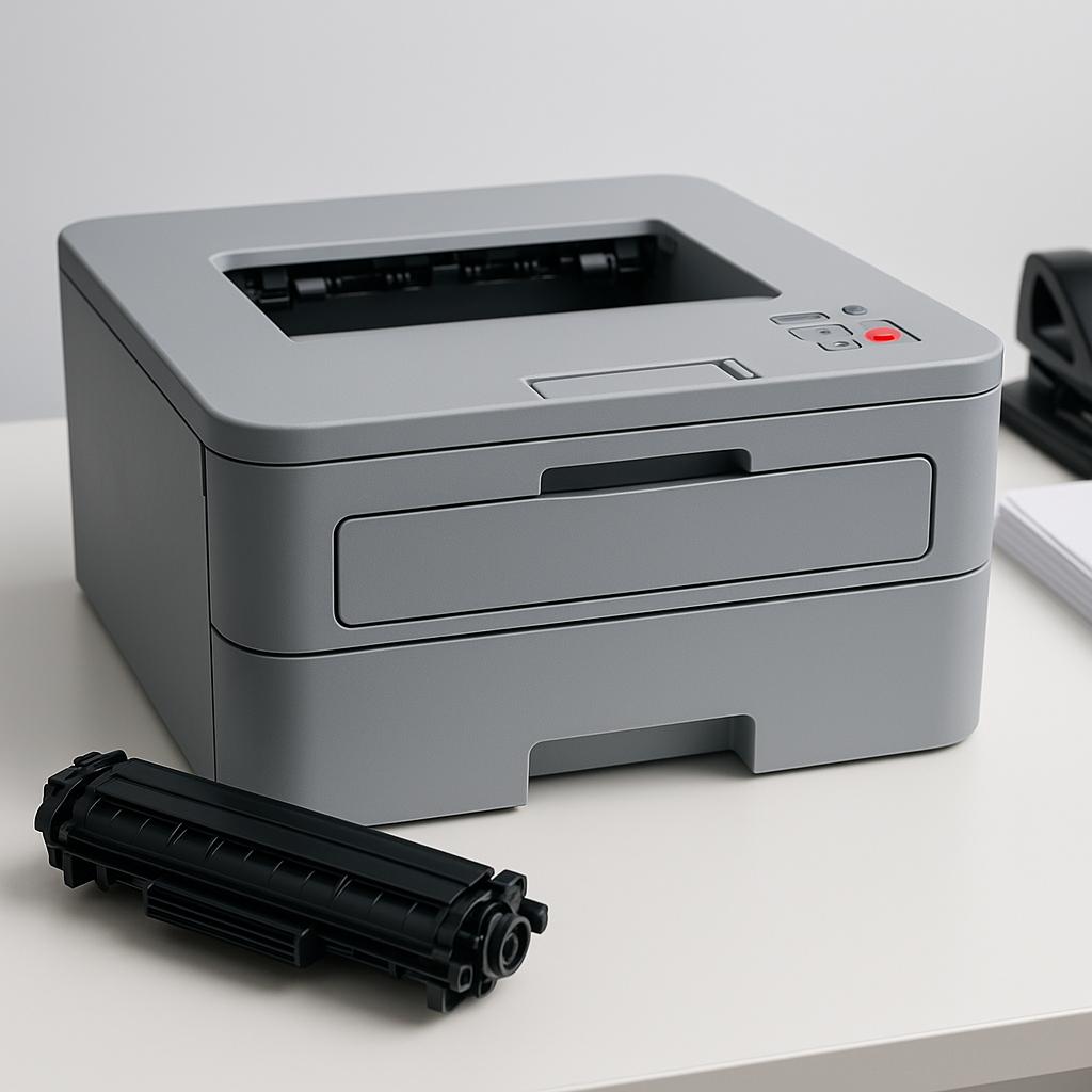 jak naprawić czerwoną kontrolkę w drukarce brother?