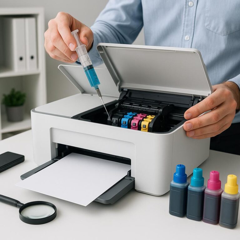 jak odetkać drukarkę atramentową?