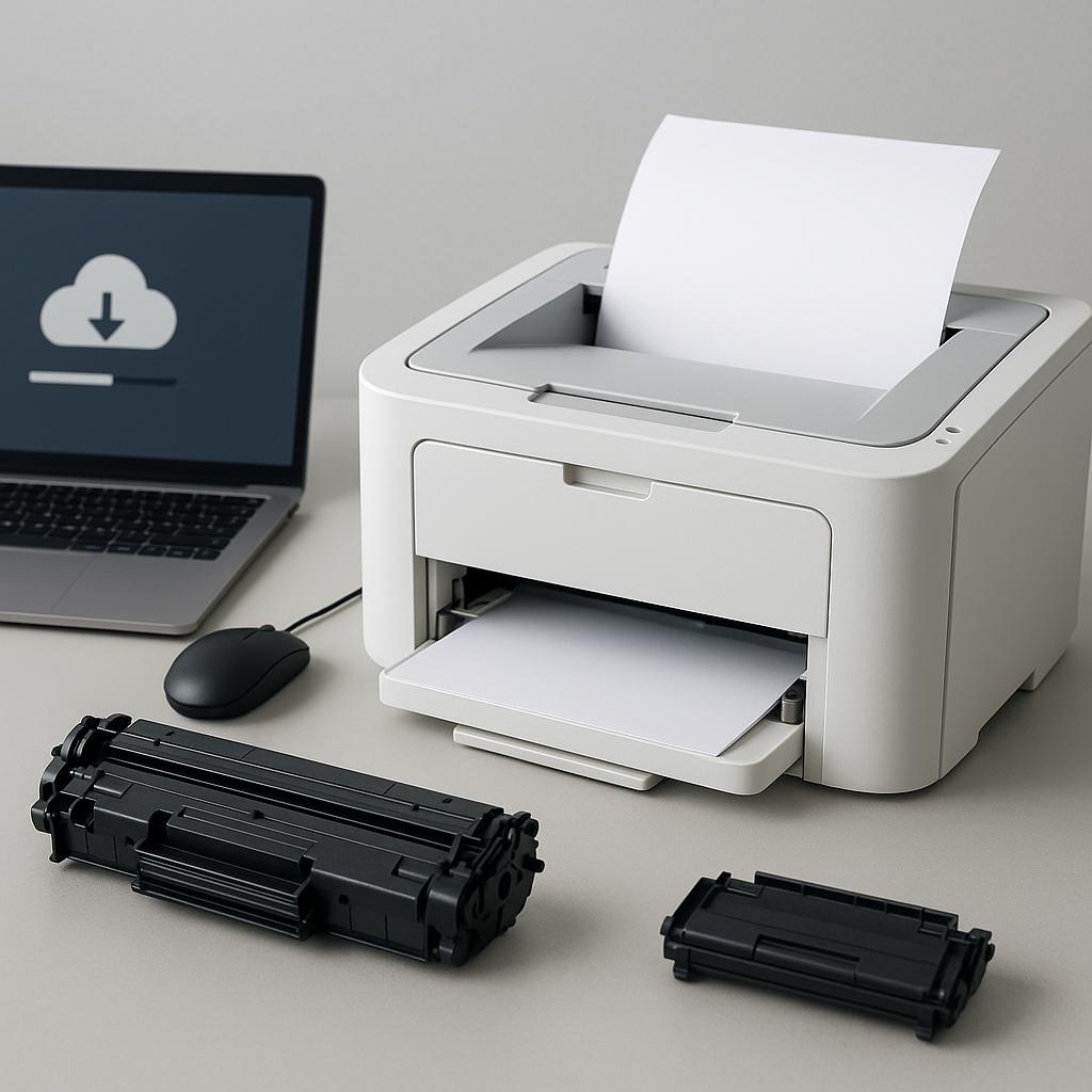 jak pobrać i zainstalować sterowniki do drukarki?