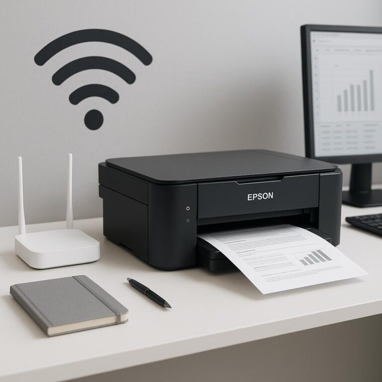 jak podłączyć drukarkę epson z nowym wifi?
