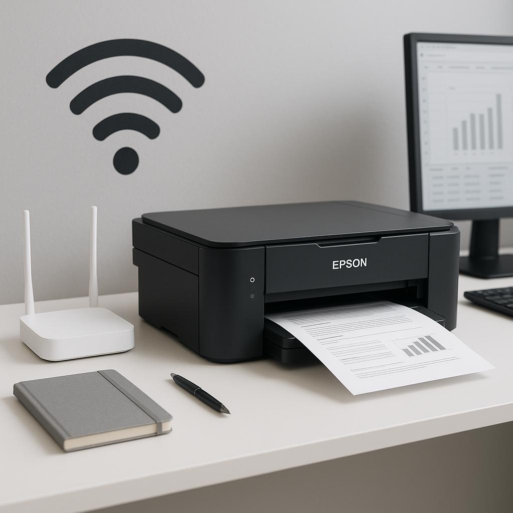 jak podłączyć drukarkę epson z nowym wifi?