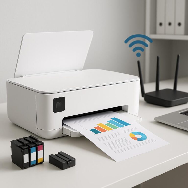jak podłączyć drukarkę hp envy do sieci?