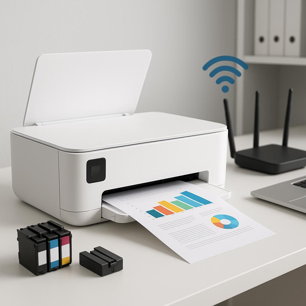 jak podłączyć drukarkę hp envy do sieci?