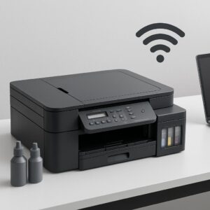 jak połączyć drukarkę brother dcp-t426w z wi-fi?