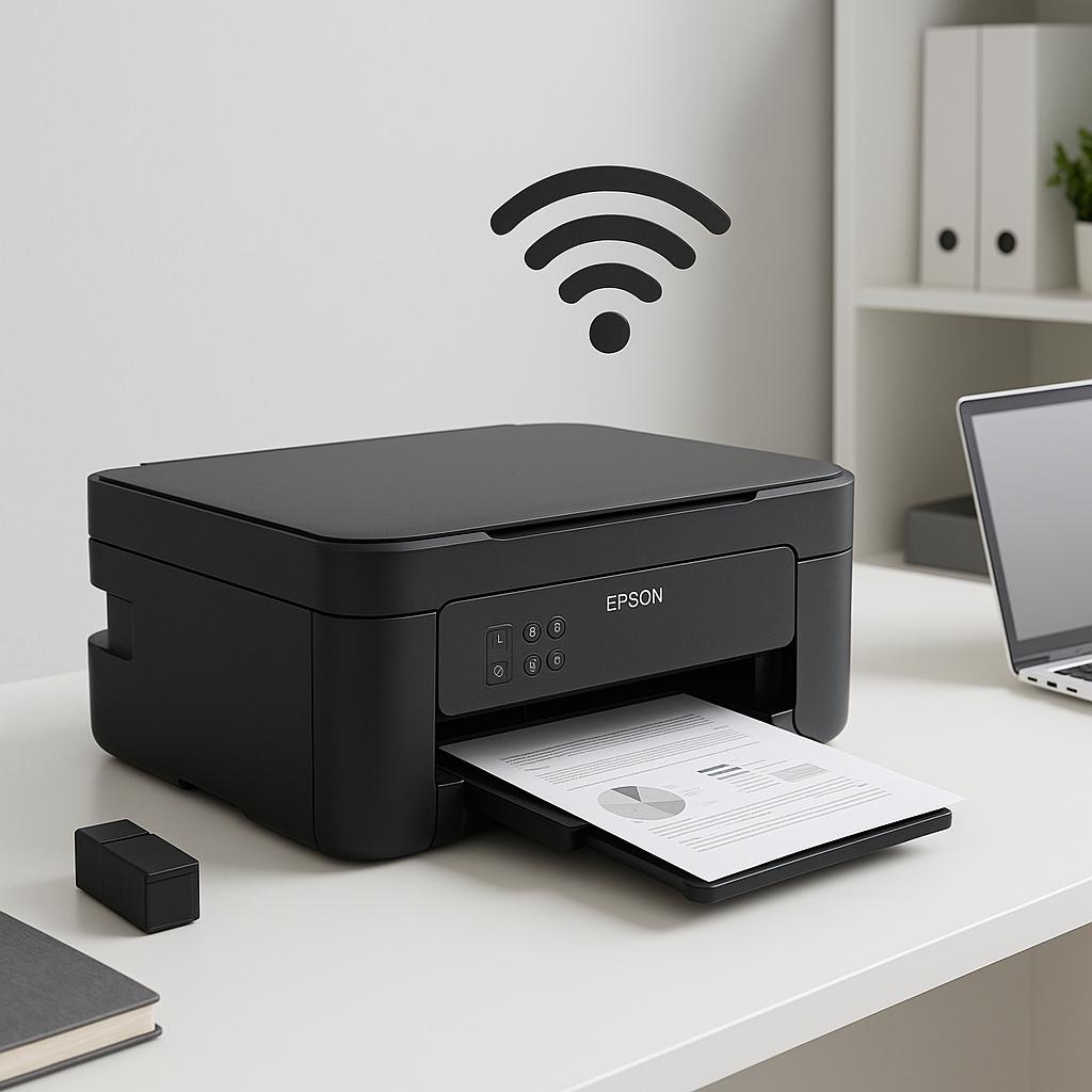 jak połączyć drukarkę epson xp-2150 z wi-fi?
