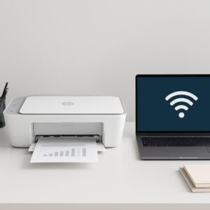 jak połączyć drukarkę hp deskjet 2700e z laptopem?