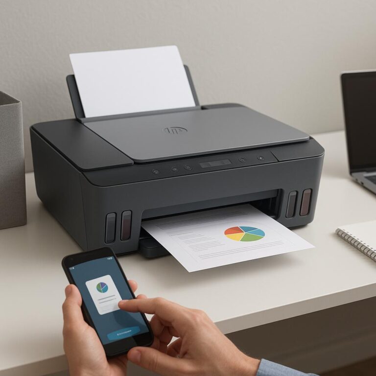 jak połączyć drukarkę hp smart tank z telefonem?