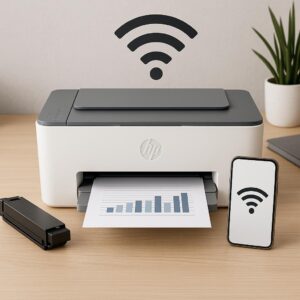 jak połączyć drukarkę hp z wi-fi?