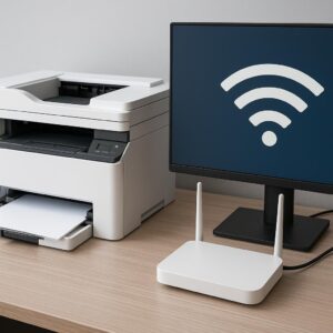 jak połączyć drukarkę z nową siecią?