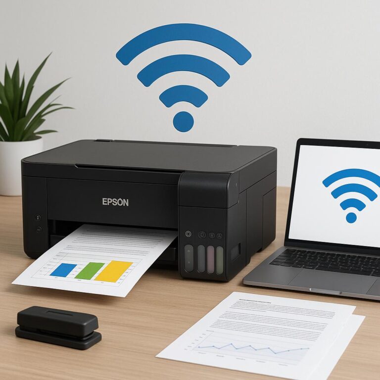 jak połączyć drukarkę z wi-fi epson l3250?