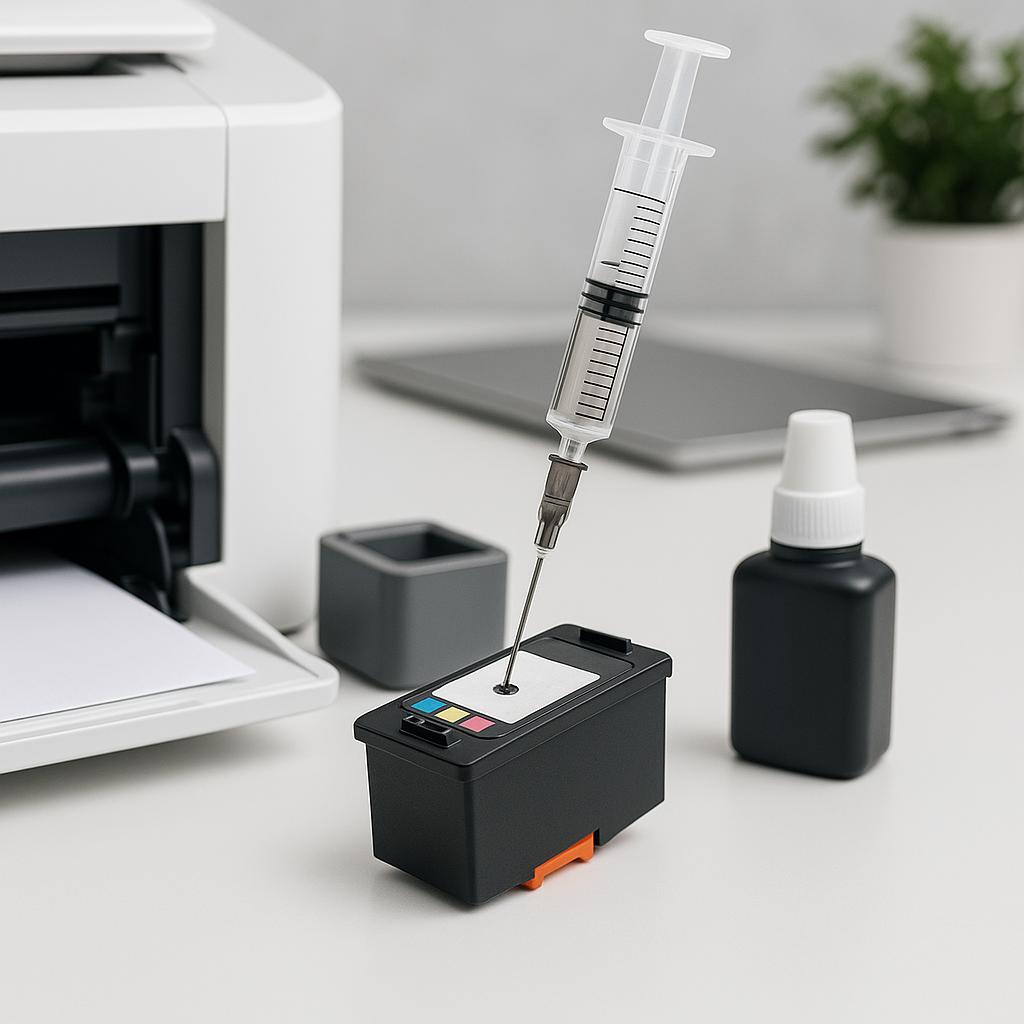 jak reanimować tusz do drukarki?