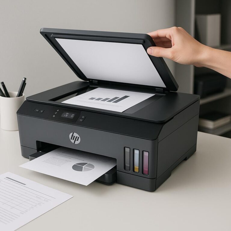 jak się skanuje hp smart tank 580?