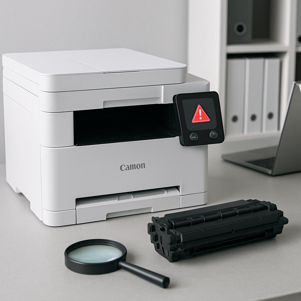 jak skasować błąd w drukarce canon?