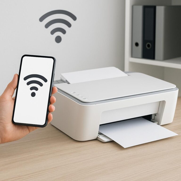 jak skonfigurować drukarkę po wi-fi?