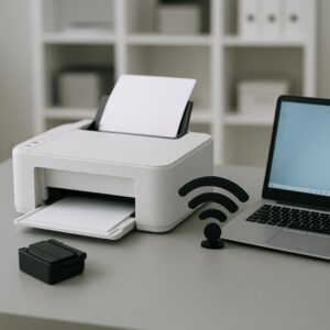 jak skonfigurować drukarkę wi-fi z komputerem?