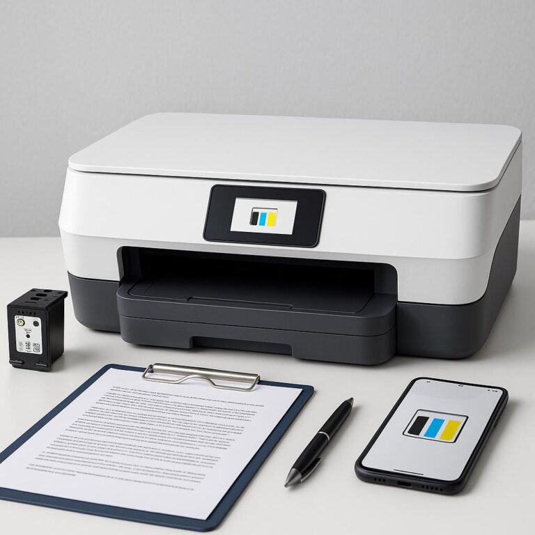 jak sprawdzić poziom tuszu w drukarce hp envy?