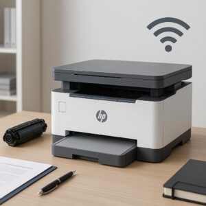 jak sprawić, by moja drukarka hp rozpoznała nową sieć wi-fi?