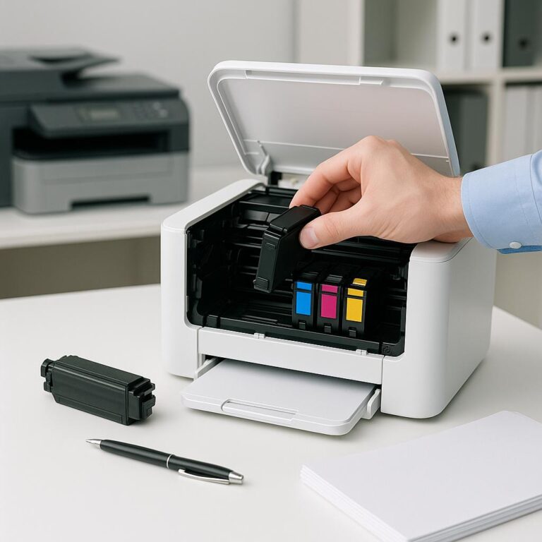 jak usunąć tusz z drukarki?