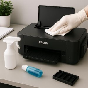 jak wyczyścić drukarkę epson l1250?