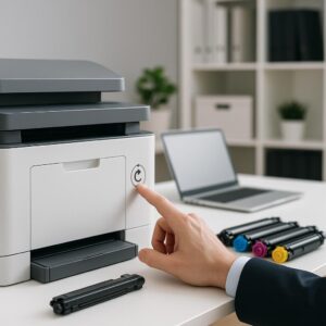 jak zresetować drukarkę, która nie drukuje?