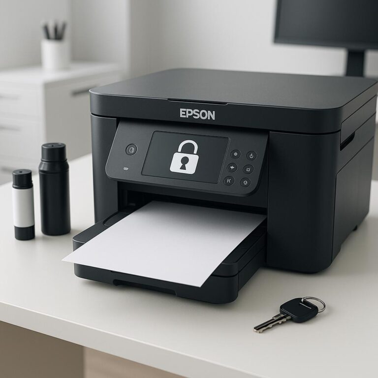 jak zresetować hasło do drukarki epson?