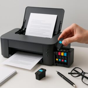 jak zresetować tusz w drukarce canon?