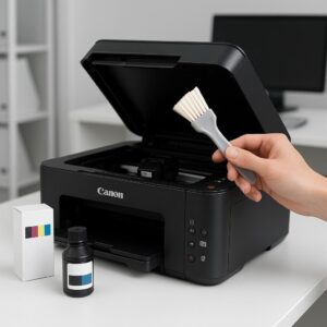 jak zrobić czyszczenie drukarki canon pixma?