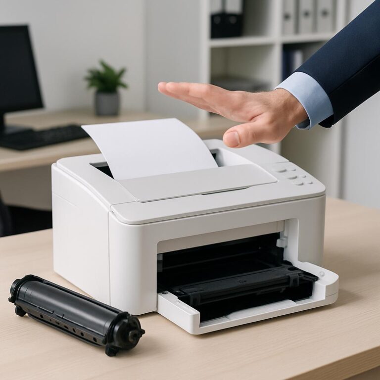 jaka jest przyczyna, że drukarka nie drukuje?