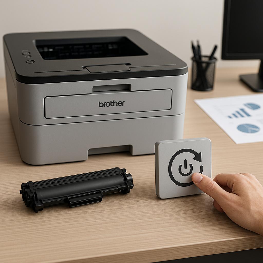 co daje reset sieci w drukarce brother?