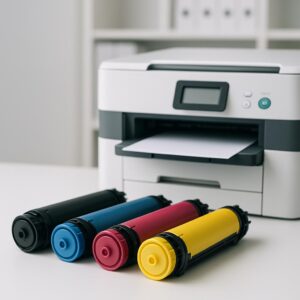 co oznaczają litery na drukarce?