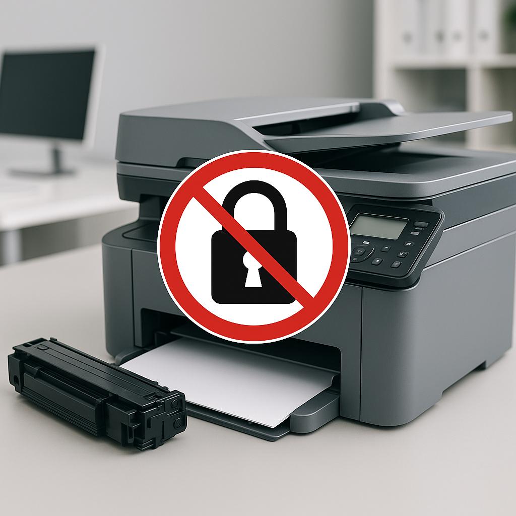 co to znaczy drukarka zablokowana?