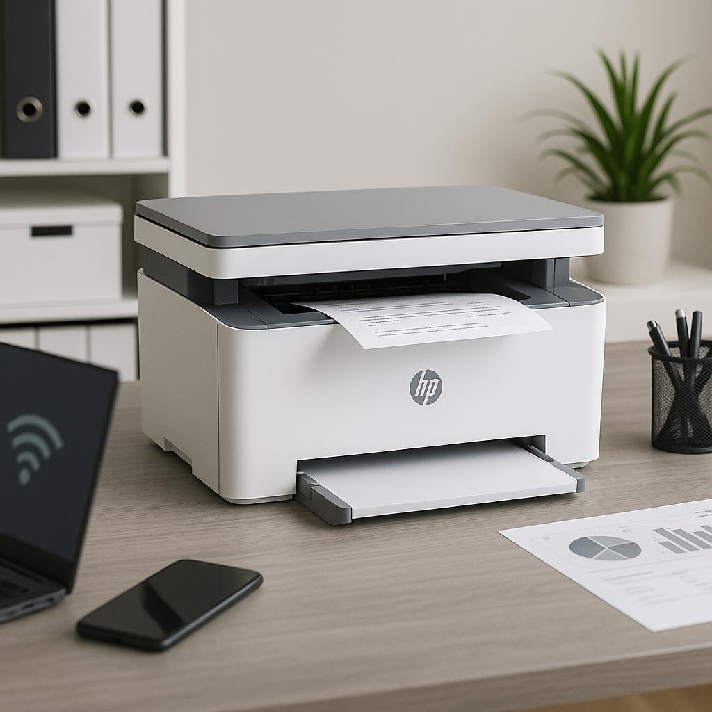 czy drukarka hp laserjet m140w jest bezprzewodowa?