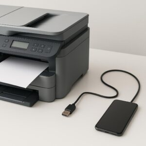 czy można podłączyć telefon bezpośrednio do drukarki?