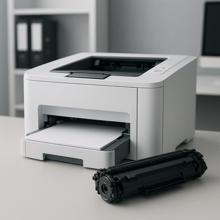 czy w drukarce laserowej zasycha tusz?