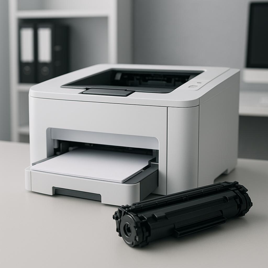 czy w drukarce laserowej zasycha tusz?