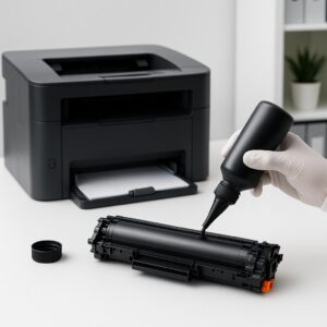 czy wkłady z tonerem canon można napełniać?