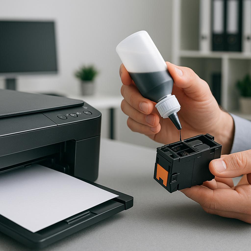 czy wszystkie wkłady do drukarek canon można uzupełniać?