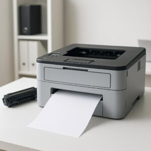 dlaczego drukarka brother wypuszcza puste kartki?