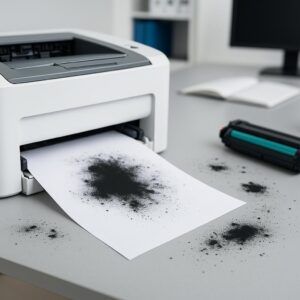 dlaczego drukarka laserowa brudzi?