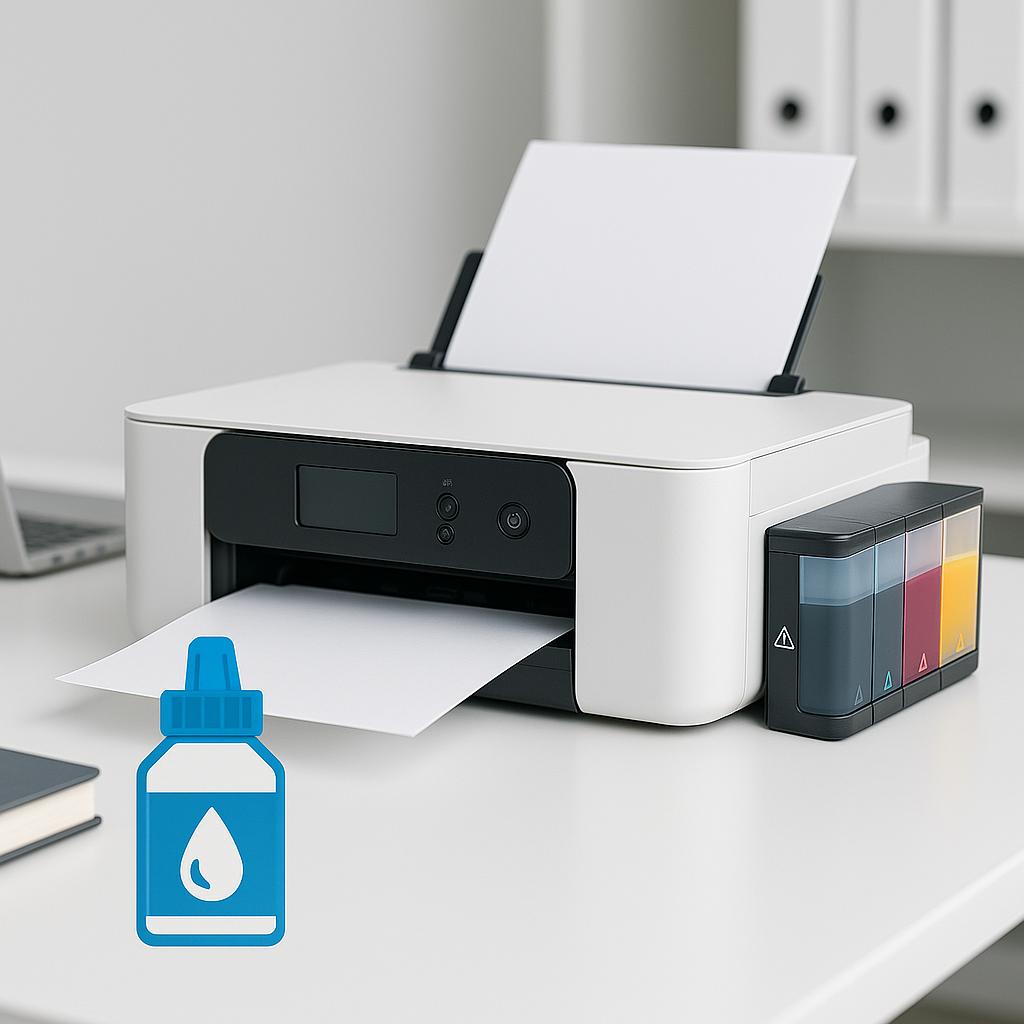 dlaczego moja drukarka epson nie drukuje, gdy zbiornik z tuszem jest pełny?