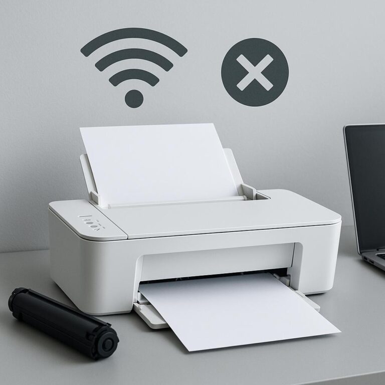 dlaczego moja drukarka nie łączy się z siecią wlan?