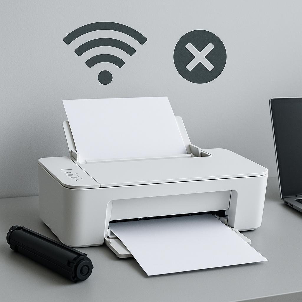 dlaczego moja drukarka nie łączy się z siecią wlan?