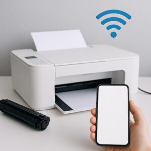 dlaczego telefon nie widzi drukarki canon?