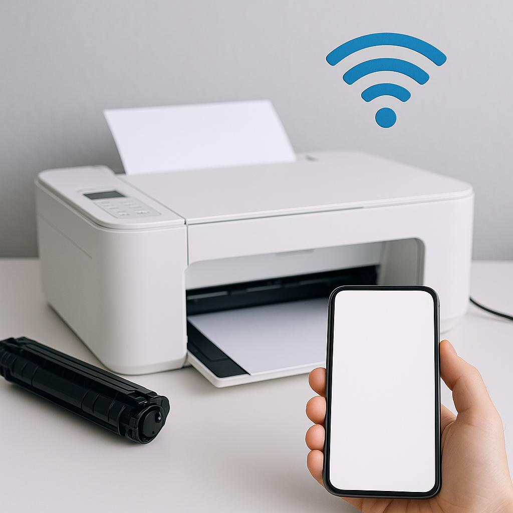 dlaczego telefon nie widzi drukarki canon?